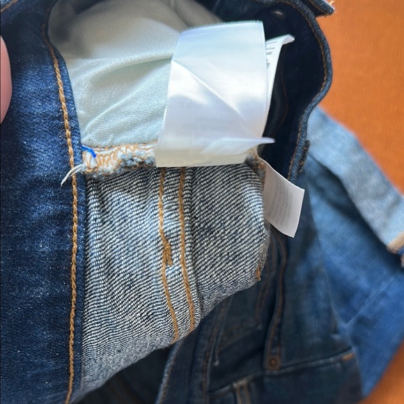 J. Crew Blue Jean Shorts High-Waisted Cuffed - Picture 7 of 8